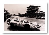 Startaufstellung - Le Mans 1968